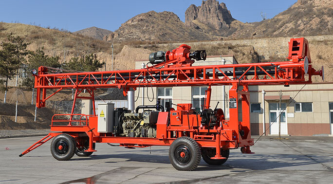GL-II ZF Direct & Reverse Circulation Trailer Mounted Drill Rig