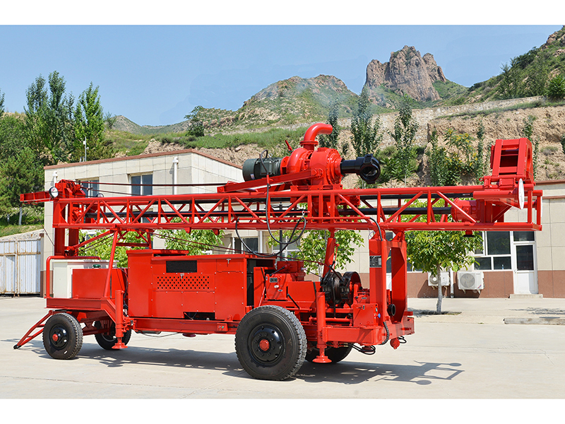 GL-III ZF Direct & Reverse Circulation Trailer Mounted Drill Rig