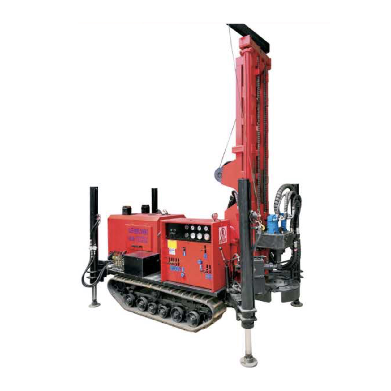GL200R rubber crawler water well drill rig