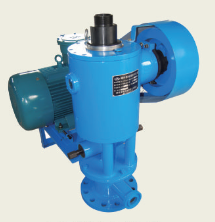 Single screw oil pump