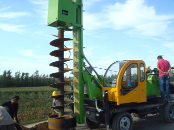 Tractor Mounted Auger Drill Rig